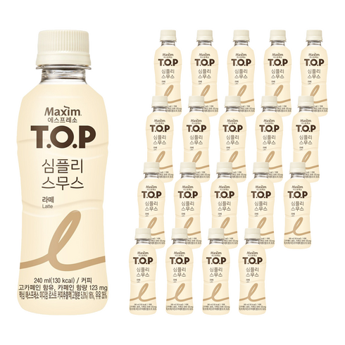 티오피 심플리 스무스 라떼, 240ml, 20개