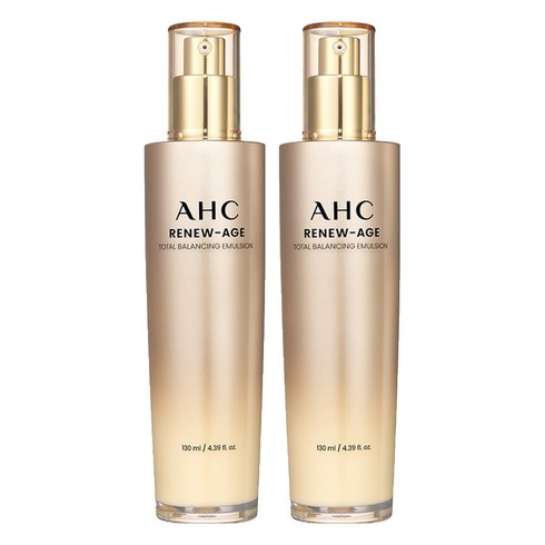AHC 리뉴에이지 토탈 밸런싱 에멀젼, 130ml, 2개
