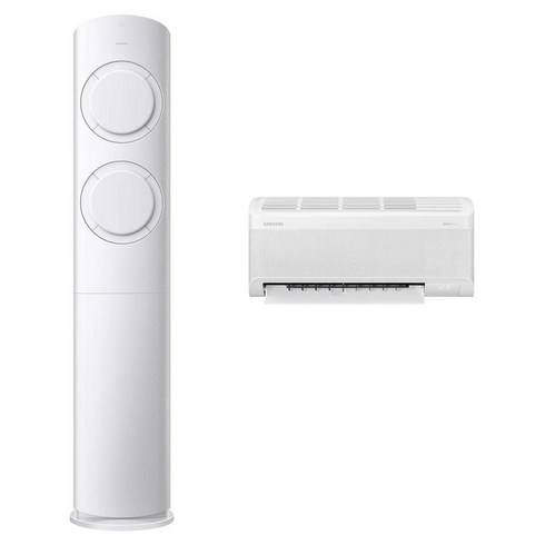 삼성전자 56.9㎡(17.2평) + 18.7㎡(5.7평) AI Q9000 홈멀티형 에어컨 AF60F17D11WRT + 리모컨 세트 방문설치, 일반배관형