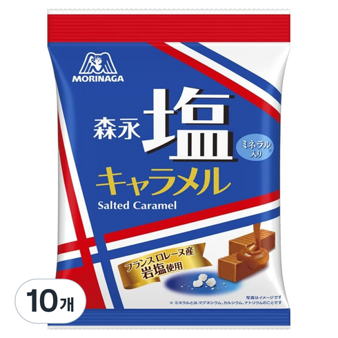 모리나가 소금 카라멜, 10개, 83g