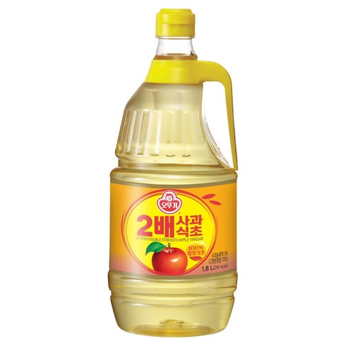 오뚜기 2배 사과식초, 1.8L, 1개