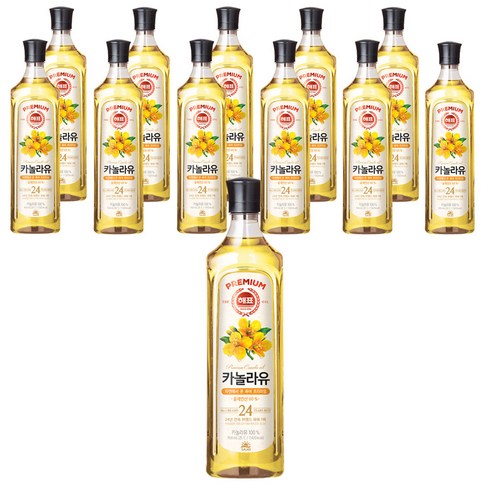 해표 카놀라유, 900ml, 12개