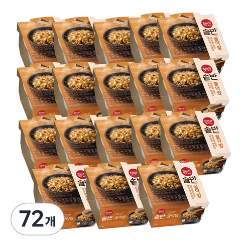 햇반 솥반 꿀약밥, 210g, 72개