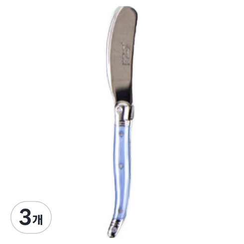 라귀올 버터 나이프 15.5cm, 메탈그레이, 3개