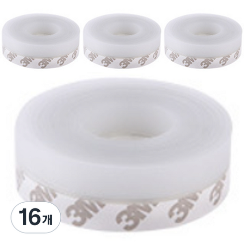 요롬코롬 틈새막이 문풍지 테이프 25mm, 16개