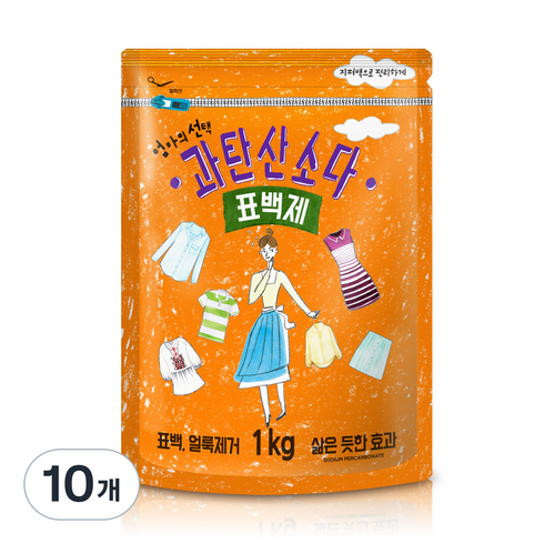 엄마의선택 과탄산소다 표백제, 1kg, 10개