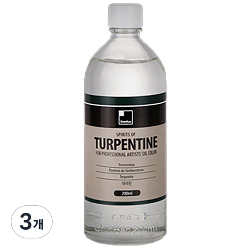 신한 일반용 유화보조제 테레핀, 200ml, 3개