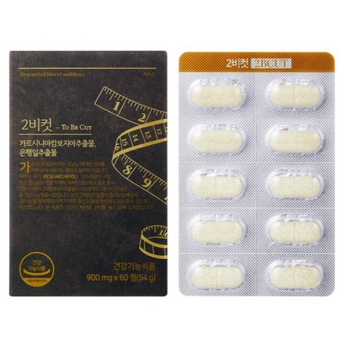 투비컷 가르시니아캄보지아추출물 54g, 60정, 3개