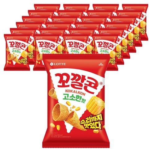 꼬깔콘 고소한맛, 134g, 25개