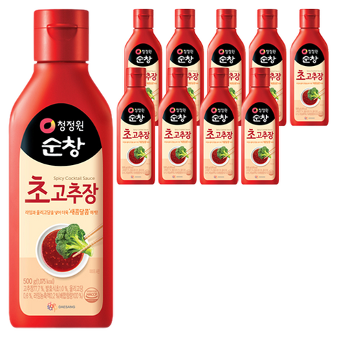청정원순창 초고추장, 500g, 10개