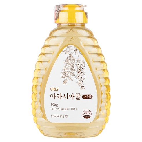 ORLY 1+등급 프리미엄 아카시아꿀, 500g, 1개