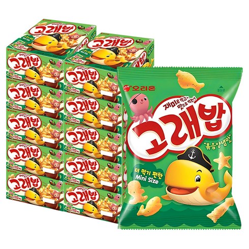 고래밥 볶음양념맛, 20g, 100개