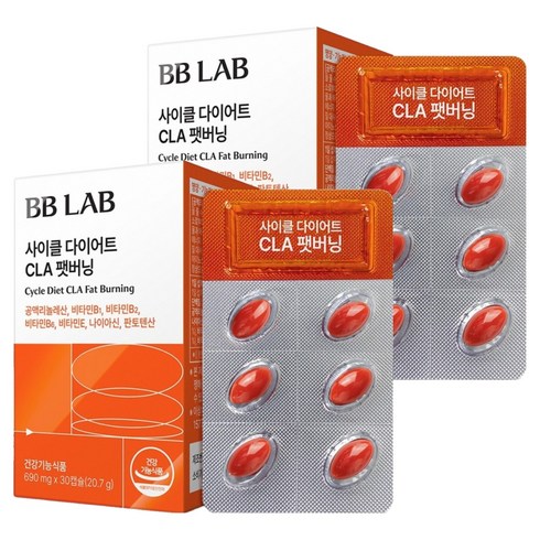 비비랩 뉴트리원 사이클 다이어트 CLA 팻버닝 30p, 30정, 2개