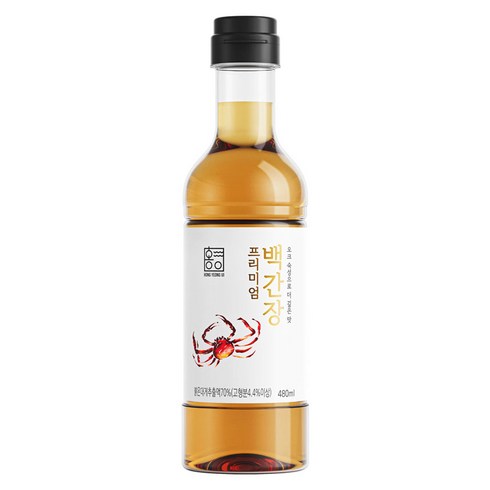 홍영의 프리미엄 백간장, 480ml, 1개