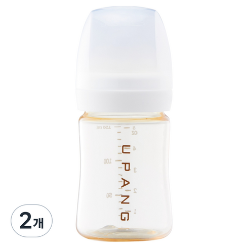 유팡 맘마 PPSU 노꼭지 젖병, 밀크화이트, 150ml, 2개