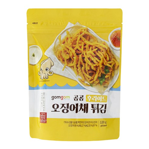 곰곰 후라이드 오징어채 튀김, 120g, 1개