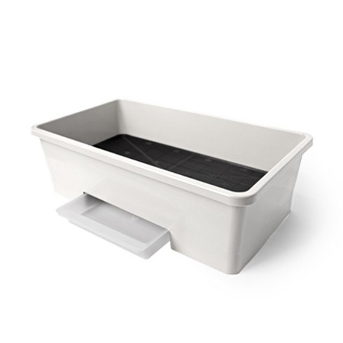 플라팜 텃밭 화분 20L, 화이트, 1개