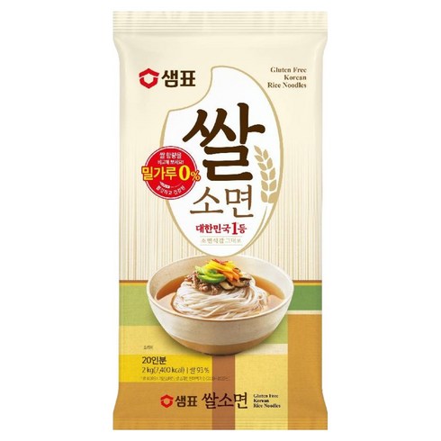 샘표 쌀소면, 2kg, 1개