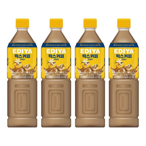이디야 믹스커피 바닐라, 1L, 4개