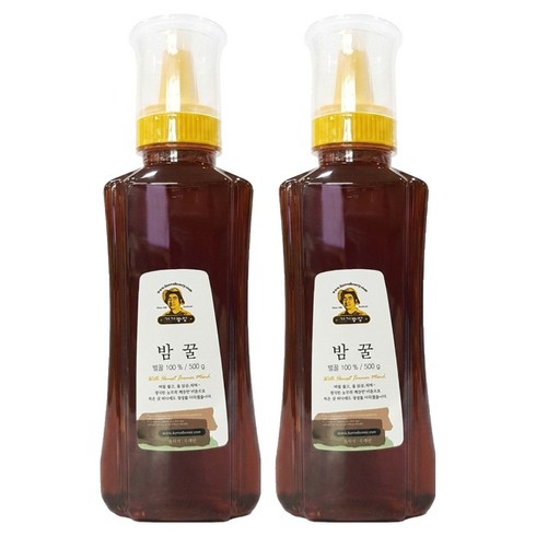 가가농장 국내산 밤꿀 튜브, 500g, 2개