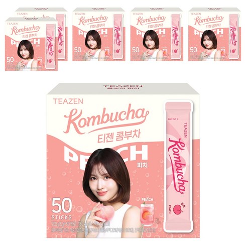 티젠 콤부차 피치, 5g, 50개입, 6개