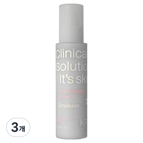 잇츠스킨 스네일 콜라겐 액티브 에멀전, 3개, 120ml