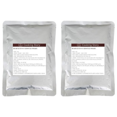 쿠킹스토리 칼레 823 깔리바우트 밀크 커버춰초콜릿, 2개, 100g