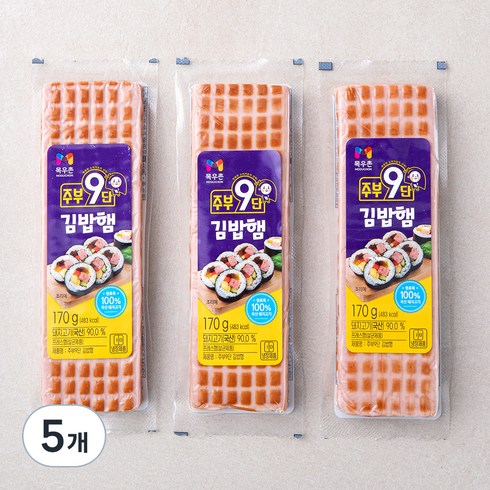 주부구단 목우촌 김밥햄, 170g, 15개