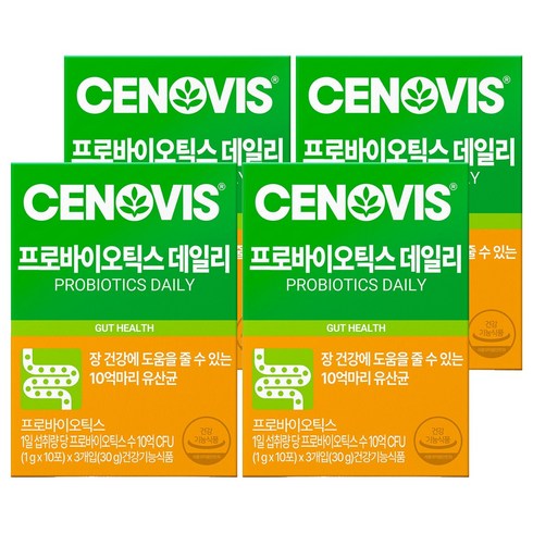 세노비스 프로바이오틱스 데일리 유산균 30p, 30g, 4개