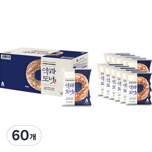 약과도넛, 60g, 60개