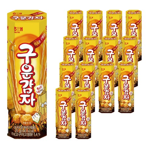해태제과 구운감자, 27g, 15개
