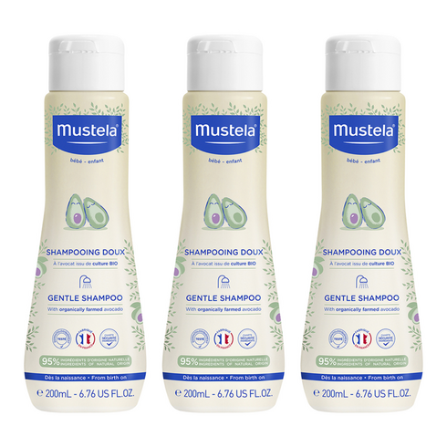 무스텔라 젠틀 샴푸, 200ml, 3개