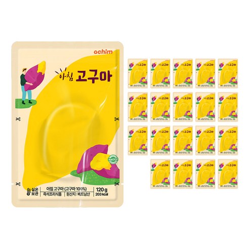 아침 고구마, 120g, 20개