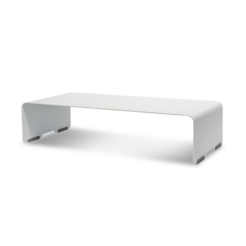 일렉싱크 높은 철제 모니터 받침대 470mm, 퓨어 화이트, 1개