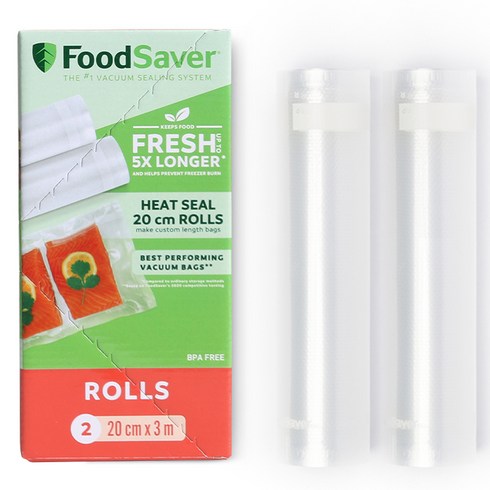푸드세이버 진공밀봉롤 20cm 2p, FSFSBF0526-071, 1개