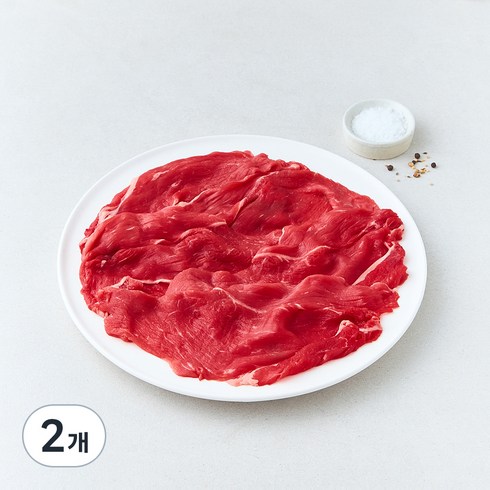 호주산 앞다리 불고기 샤브샤브용 (냉장), 2개, 300g