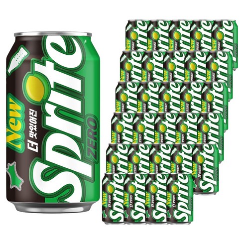 스프라이트 제로 사이다, 350ml, 48개
