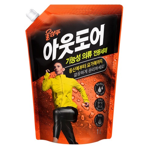 울샴푸 아웃도어 울세제 리필, 1L, 1개