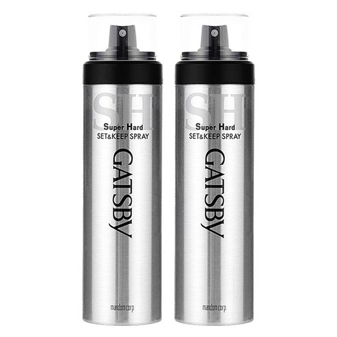 갸스비 셋앤킵 슈퍼하드 헤어스프레이, 263ml, 2개