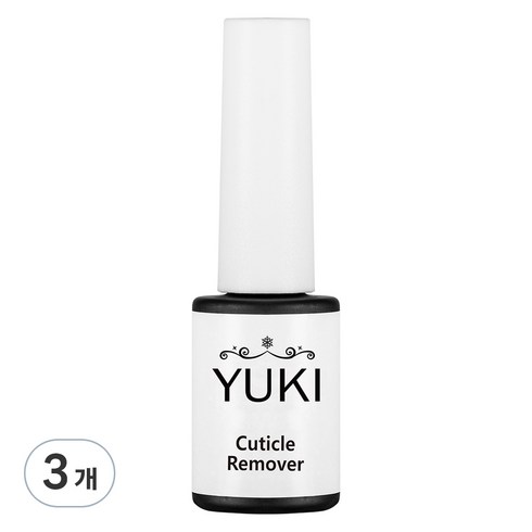 유키 큐티클 리무버, 5.5ml, 3개