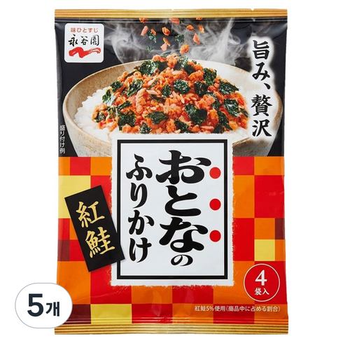 나가타니엔 후리가케 연어맛, 8.4g, 5개