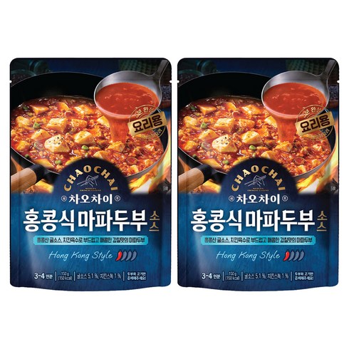 차오차이 홍콩식 마파두부 소스, 150g, 2개