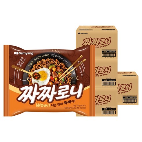 짜짜로니 140g, 160개