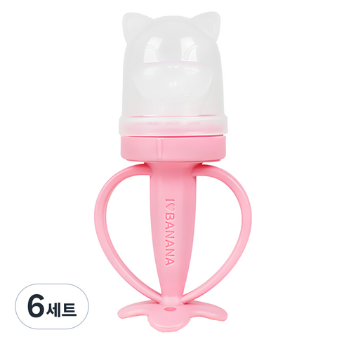 앙쥬 과즙망 + 리필망 2p 세트, 핑크, 6세트