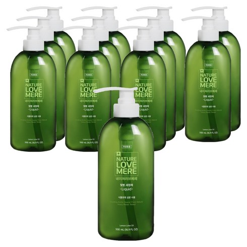 네이쳐러브메레 젖병 세정제 액상형 레몬향, 500ml, 12개