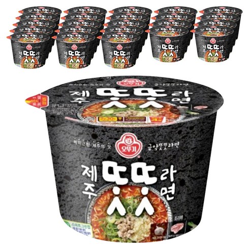 오뚜기 제주 똣똣 라면 100g, 24개