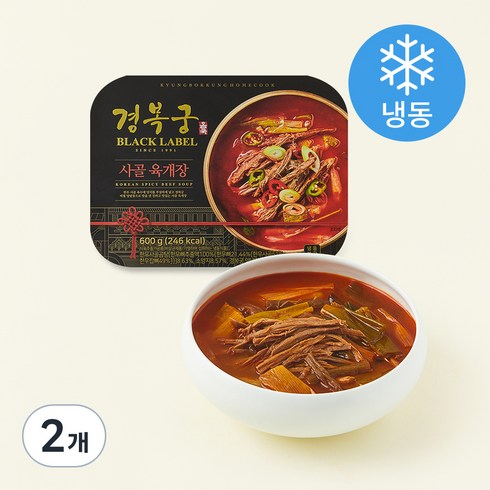 경복궁 사골 육개장 (냉동), 600g, 2개