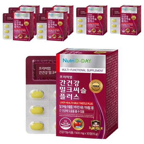 뉴트리디데이 간건강 밀크씨슬 플러스, 30정, 7개