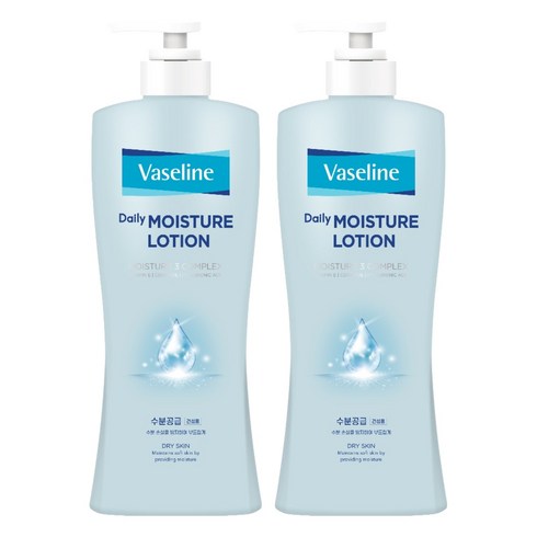 바세린 데일리 모이스춰 바디로션 CITRUS FRUITY GREEN 향, 450ml, 2개