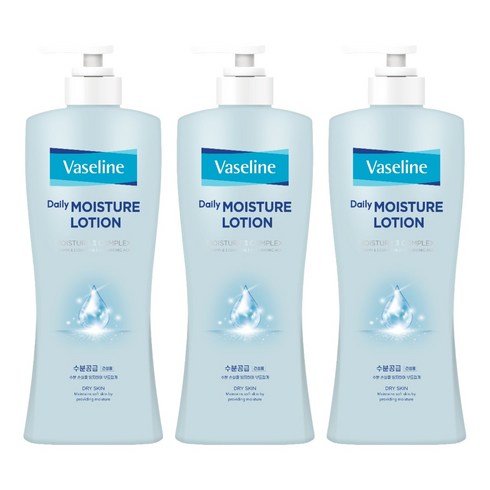 애경바세린 데일리 모이스처 바디로션, 450ml, 3개